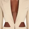Modelo Hera.- Traje chaqueta con transparencias - Imagen 2