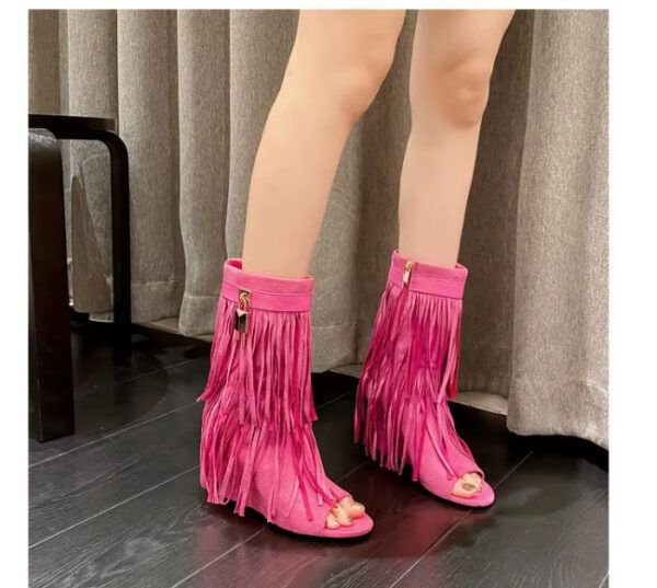 Modelo Dublin.-Botas peep-toe - Imagen 2