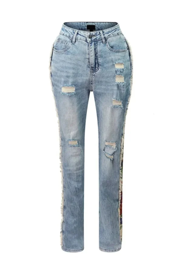 Modelo Akron. Conjunto vaquero con tapestry Floral - Imagen 5