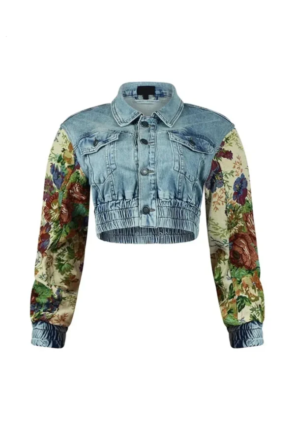 Modelo Akron. Conjunto vaquero con tapestry Floral - Imagen 6