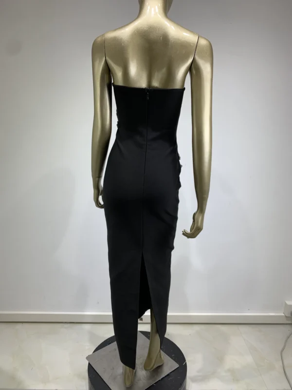 Modelo Neylen.-vestido lineas pedreria - Imagen 6