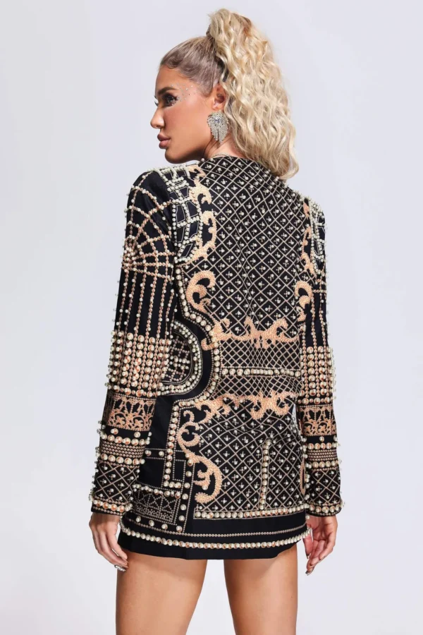 LIQUIDACION BLAZER PERLAS TALLA M - Imagen 2